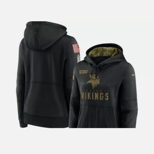 MINNESOTA VIKINGS WOMEN'S HOODED SWEATSHIRT SIZE SMALL NWT $90 MSRP